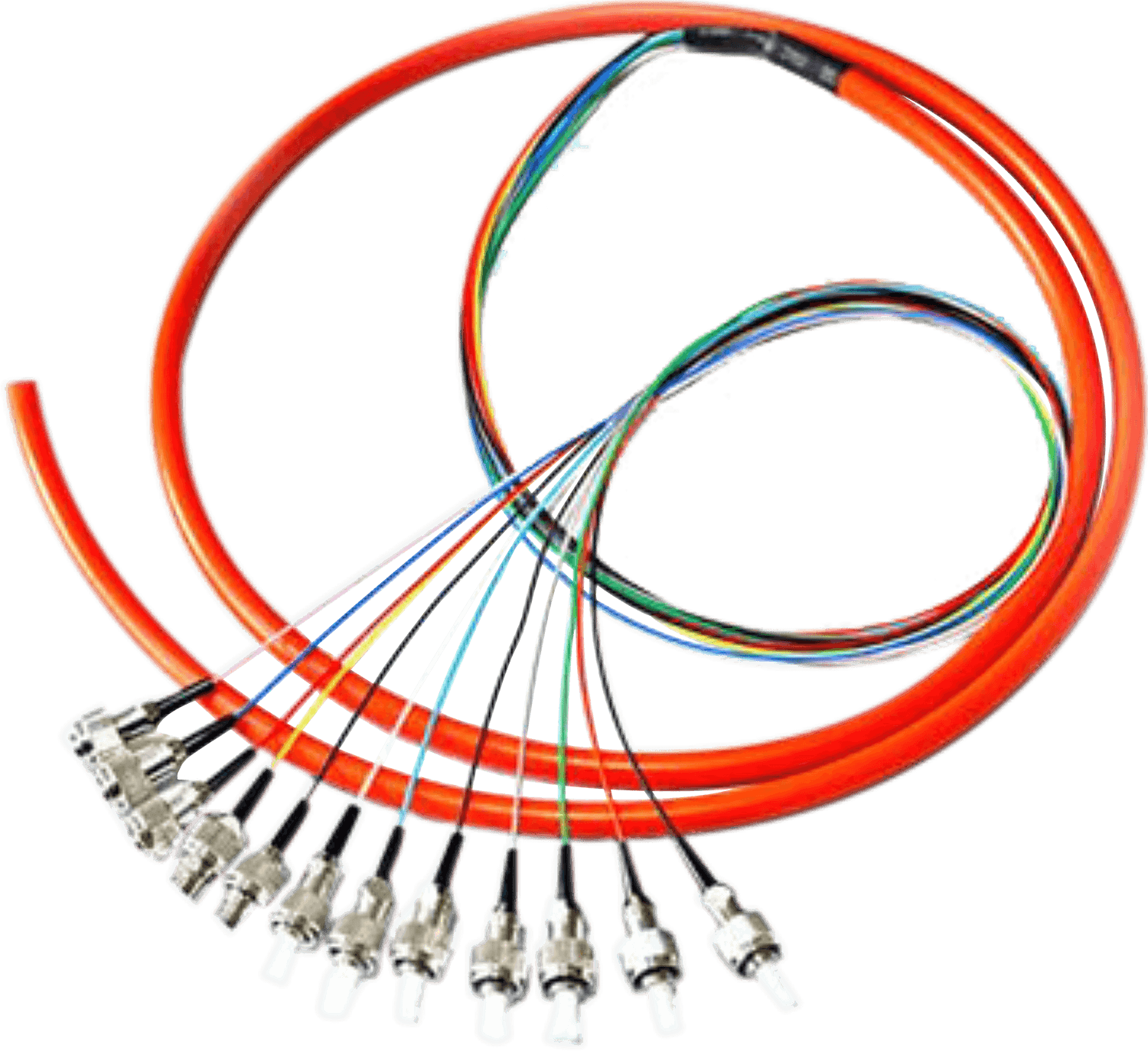 束状、带状光纤光缆连接器组件